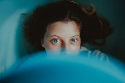 Close-up portrait of boy