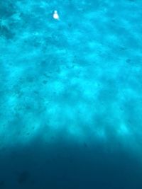 Close-up of blue sea