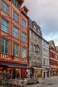 Low angle view of building against sky