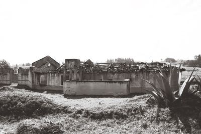 Built structure against clear sky