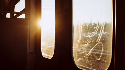 Close-up of window