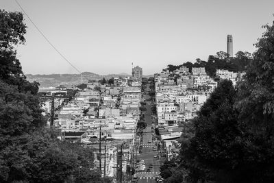 View of buildings in city