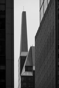 Low angle view of modern building