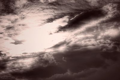 Low angle view of cloudscape