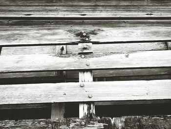 Close-up of wooden door