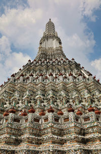 Low angle view of building against sky