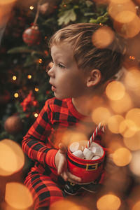 Close-up of christmas decoration