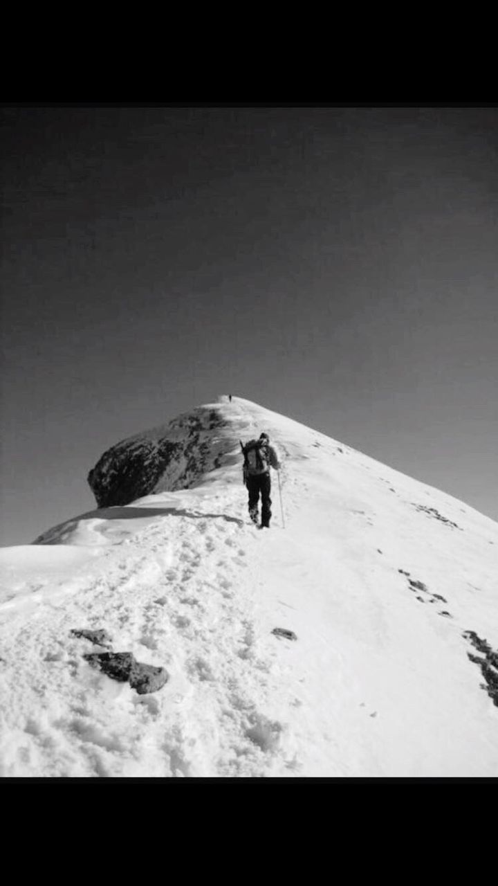 MAN IN SNOW