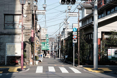 View of city street