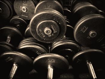 Full frame shot of machine part