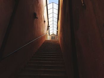 Low angle view of steps