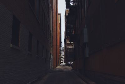 Street amidst buildings in city