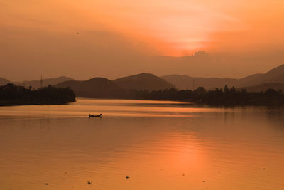 Marvellous sunset in vietnam