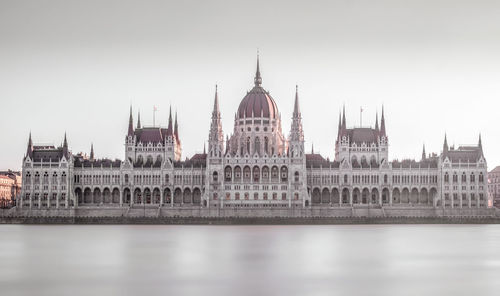 View of hungarian parliament building