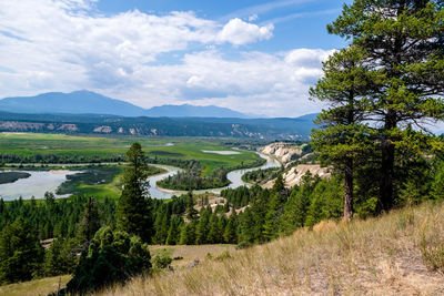 Scenic view of landscape against sky