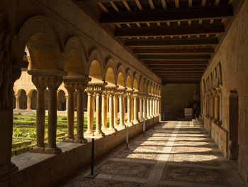 Corridor of historic building