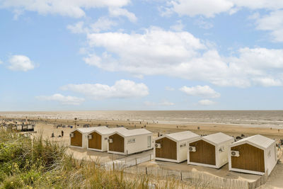 Scenic view of desert against sky