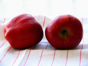 Close-up of fruits on table