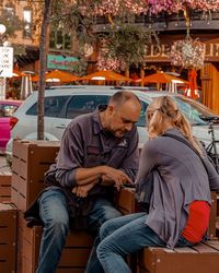 two people