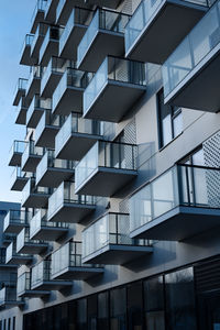 Low angle view of modern building