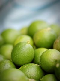 Close-up of limes