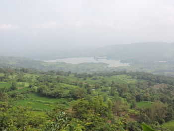 Scenic view of landscape against sky