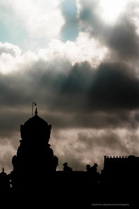 Low angle view of cloudy sky