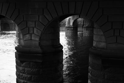 View of bridge over canal