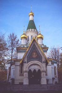 Low angle view of church