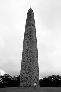 Low angle view of modern building against sky