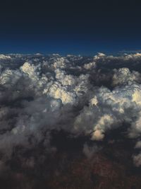 Low angle view of clouds in sky