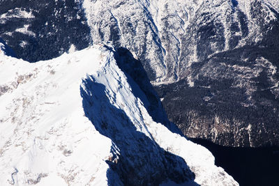 Scenic view of snowcapped mountain