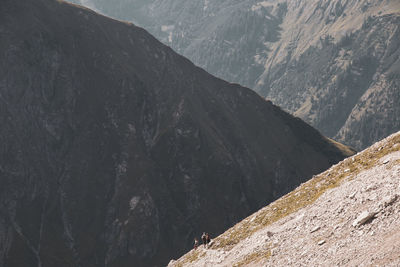 Scenic view of mountain range