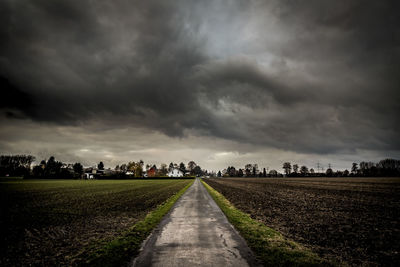 Panoramic view of storm clouds against sky