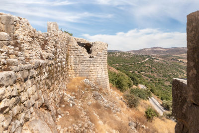 Old ruins against sky