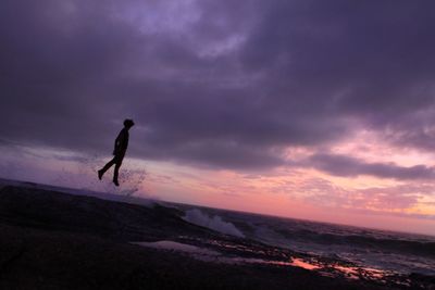 Scenic view of sky at sunset