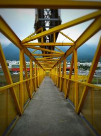 View of bridge over sea