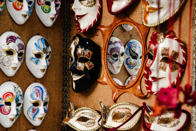 Close-up of ornate for sale in store