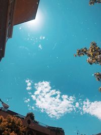 Low angle view of building against sky