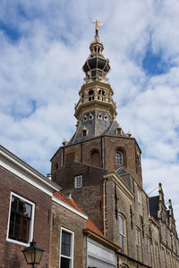 Low angle view of historic building against sky