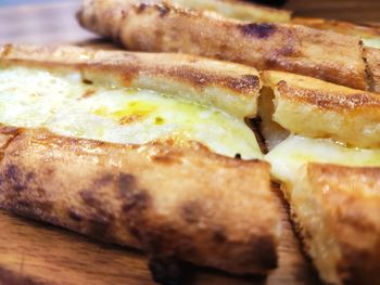 Close-up of bread on plate