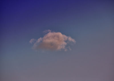 Low angle view of vapor trail in sky