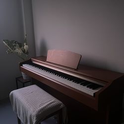 Close-up of piano