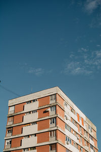 Low angle view of building against sky