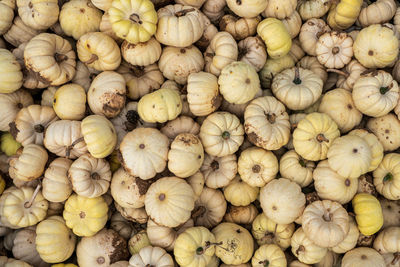 Full frame shot of onions for sale at market stall