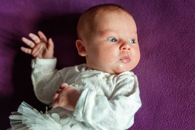 Close-up of cute baby boy