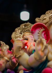 Close-up of buddha statue