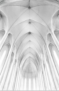 Close-up of ceiling of cathedral