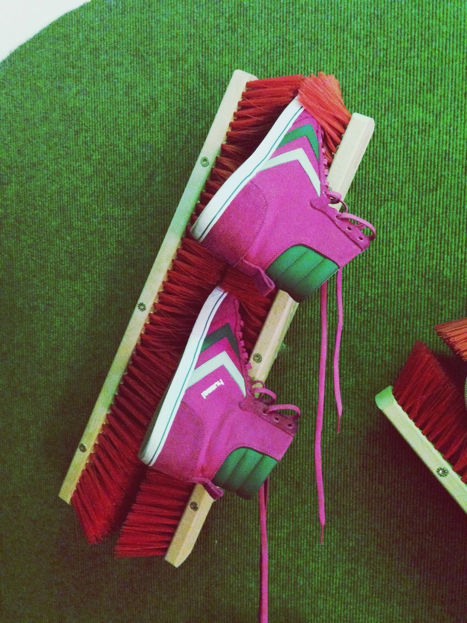 still life, indoors, multi colored, high angle view, paper, table, close-up, fabric, absence, textile, no people, green color, education, pencil, art and craft, plastic, variation, chair, striped, toy