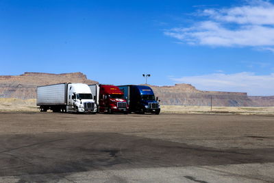 Built structure on road against the sky